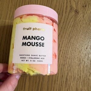 Fruit Pharm Mango Mousse Smoothing Shave Butter — Pink & Yellow